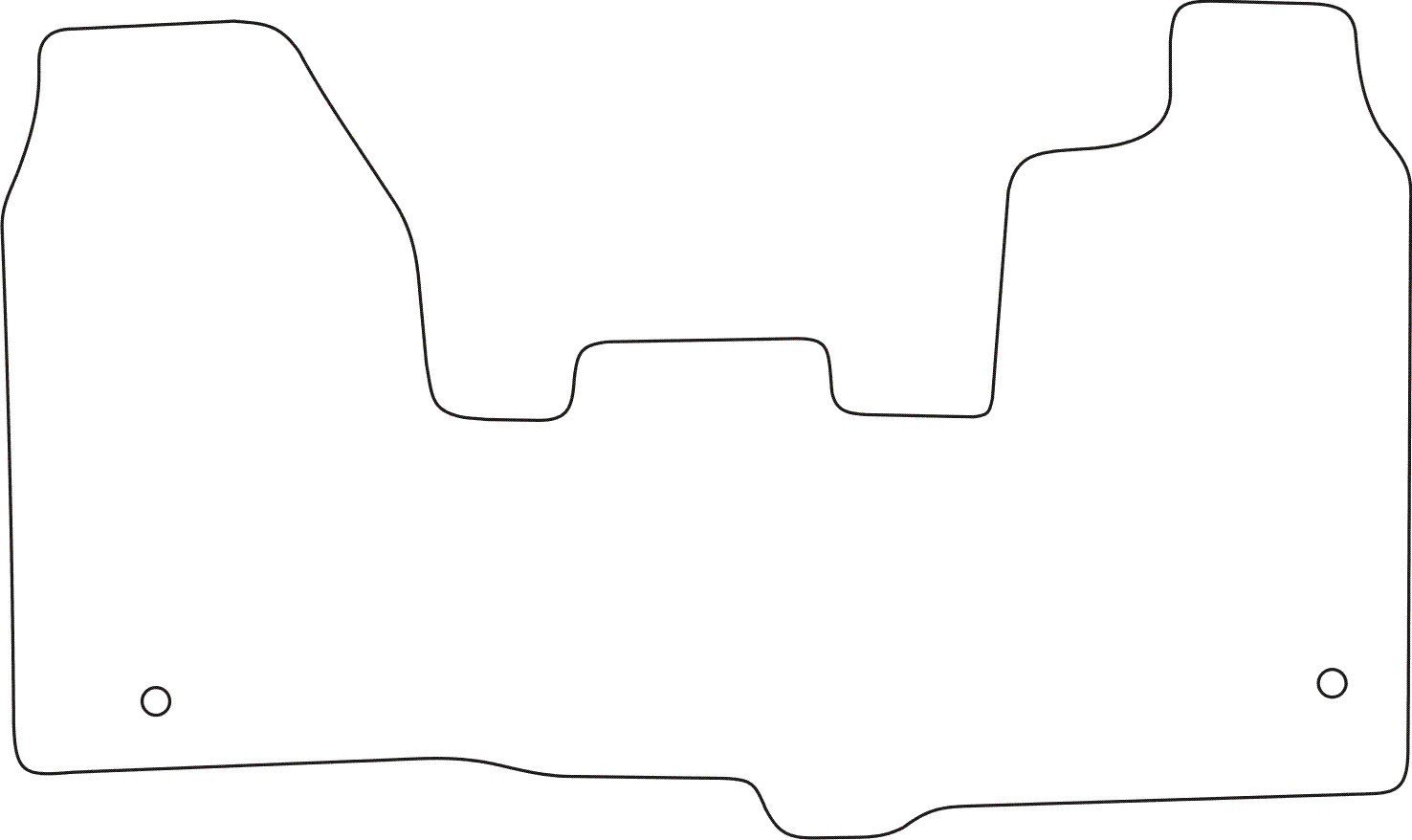 Ford Transit Custom 1 PIECE Car Mats